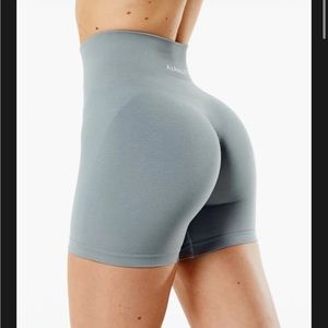 Utility grey Alphalete amplify shorts